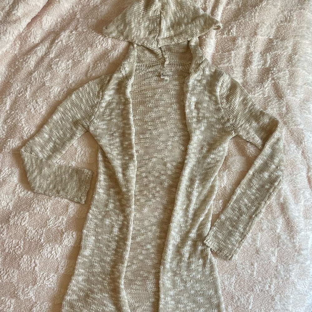 Knitted Mudd Hooded Cardigan Size XS-S